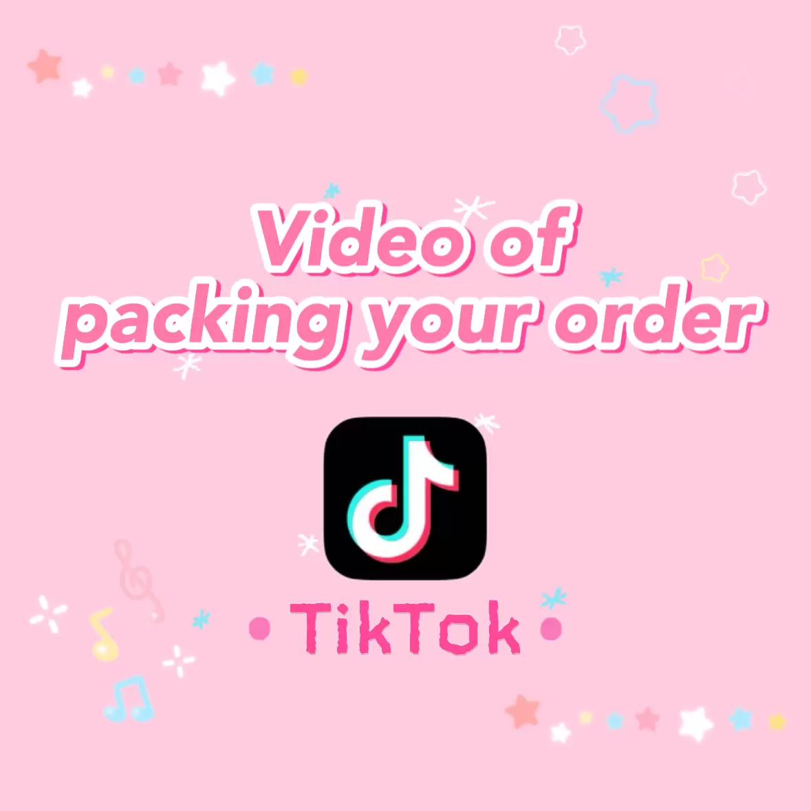 Personalized Mystery Scoop Packing Video